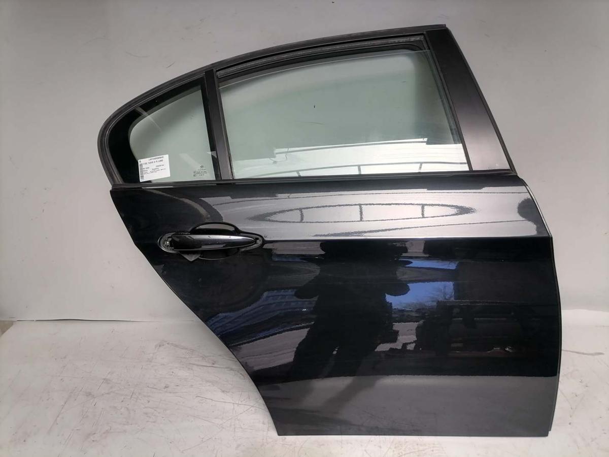 BMW 3er E90 original T&uuml;r hinten rechts Black Sapphire Limousine Rohbau Bj.2006